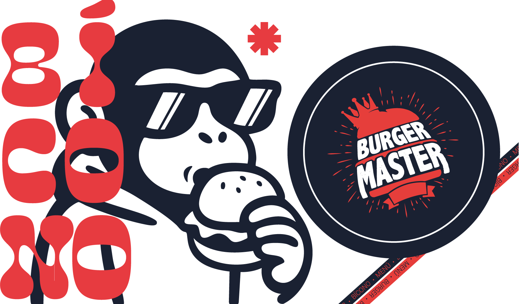 Bícono en el Burger Máster: ilustración oficial del festival de hamburguesas más importante de Bogotá